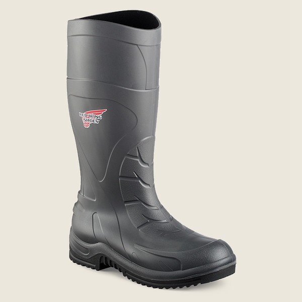 Red Wing Safety Boots Grey - Mens Injex™ - 17-inch Waterproof Toe Pull-on - 5260-PLKJX